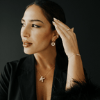 18K Gold-Plated Brooklyn Earrings - Dressed.