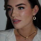 18K Gold-Plated Brooklyn Earrings - Dressed.