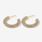18K Gold-Plated Julia Earrings - Dressed.