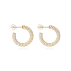18K Gold-Plated Julia Earrings - Dressed.