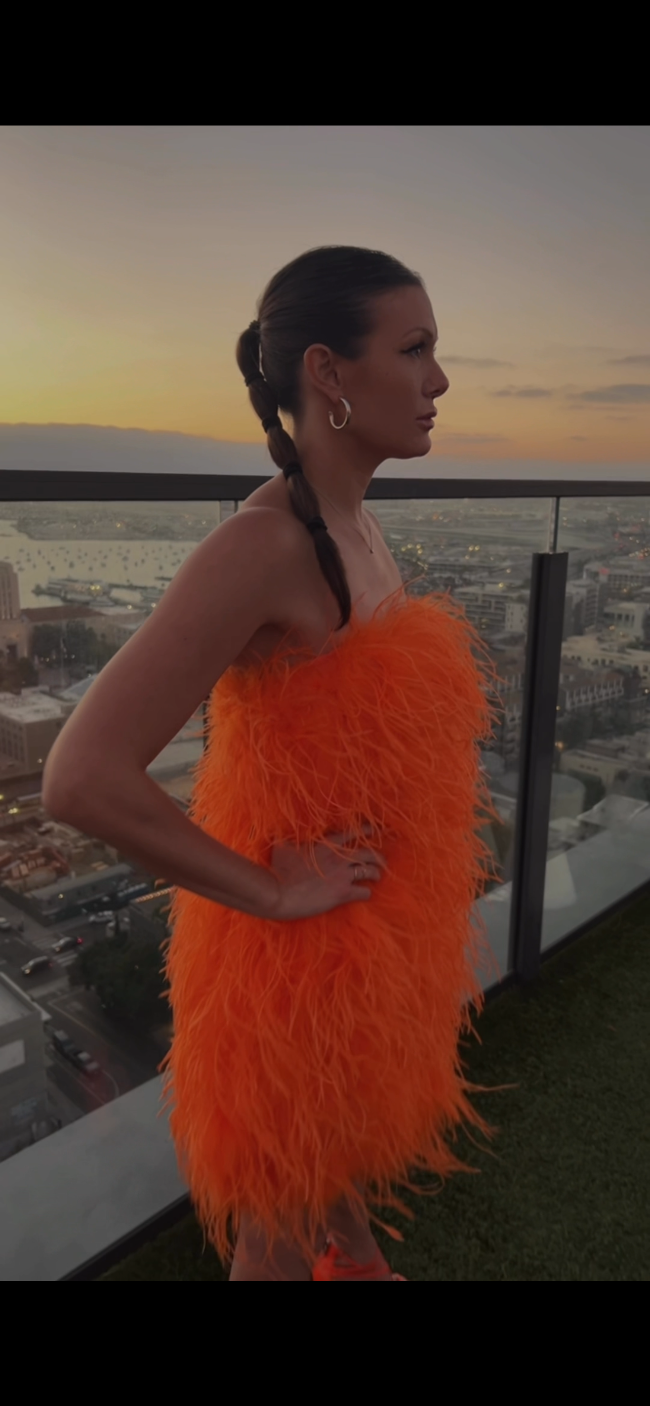 Logan Feather Dress