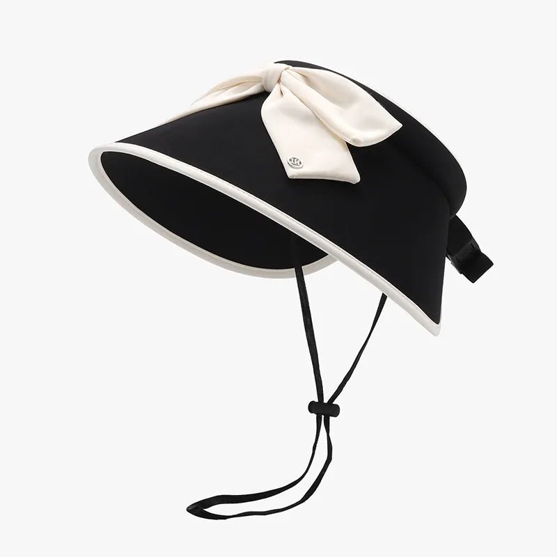 Amélie Bow-Detail Ice-Silk Sun Hat - Dressed.