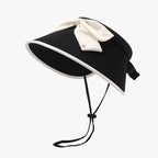 Amélie Bow-Detail Ice-Silk Sun Hat - Dressed.