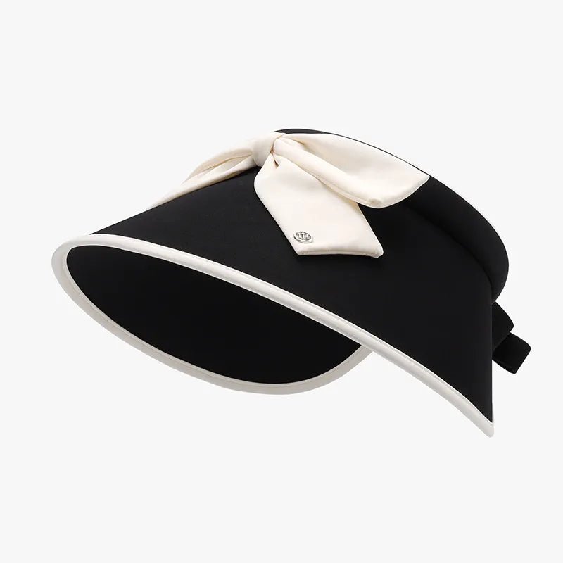 Amélie Bow-Detail Ice-Silk Sun Hat - Dressed.