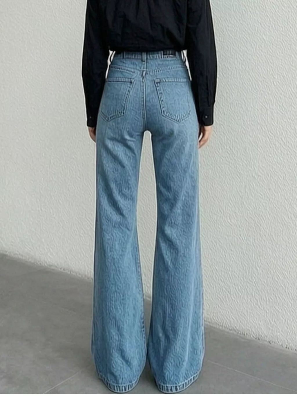 Celia High-Waisted Bootcut Jeans - Dressed.