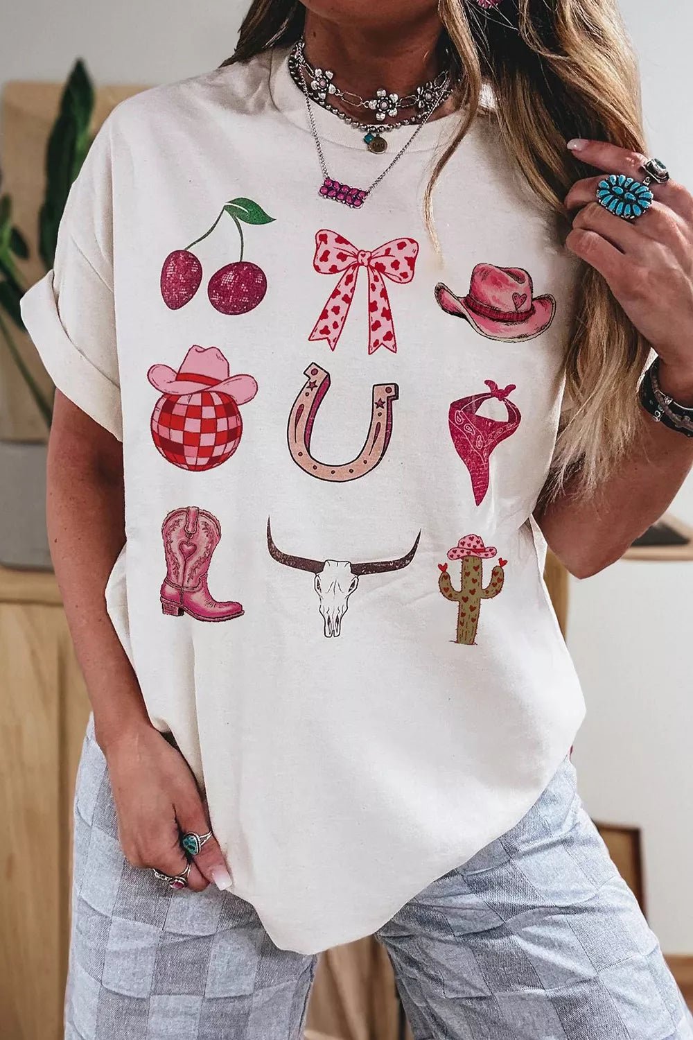 Darling Rodeo Relaxed Graphic Tee - Dressed.