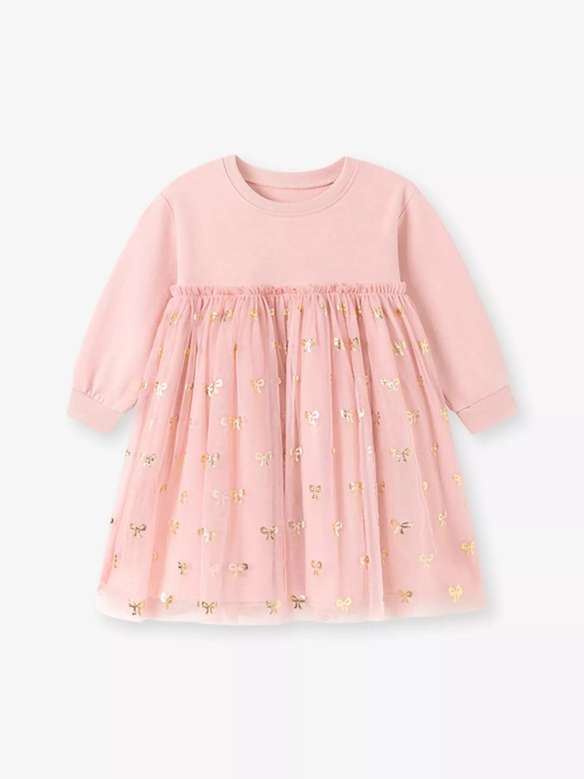 Estelle Sparkling Tulle Dress — Blush Pink - Dressed.