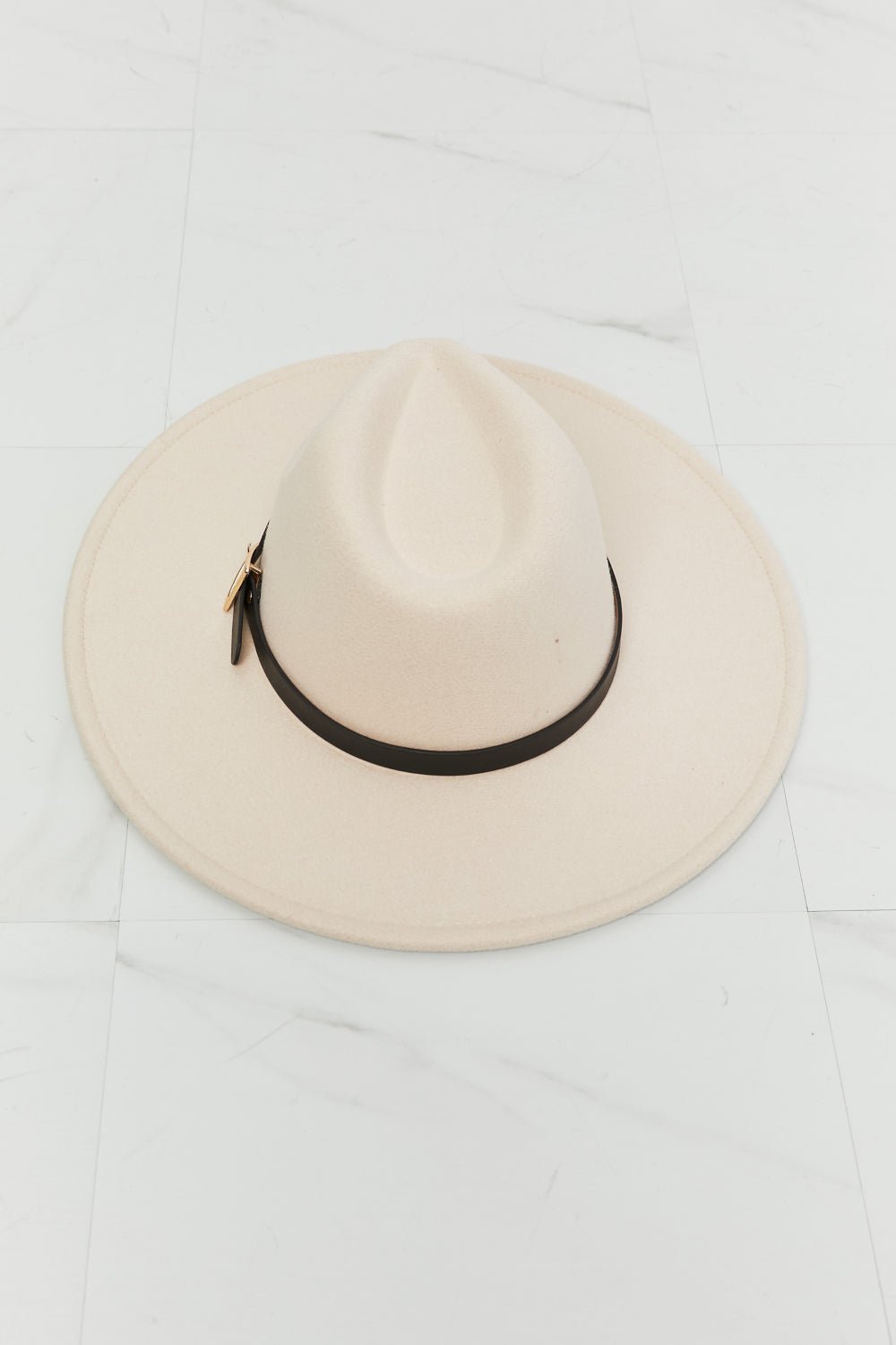 Fame Ride Along Fedora Hat - Dressed.