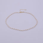 Freshwater Pearl Choker Necklace | Small Dainty Pearl Necklace - Dressed.