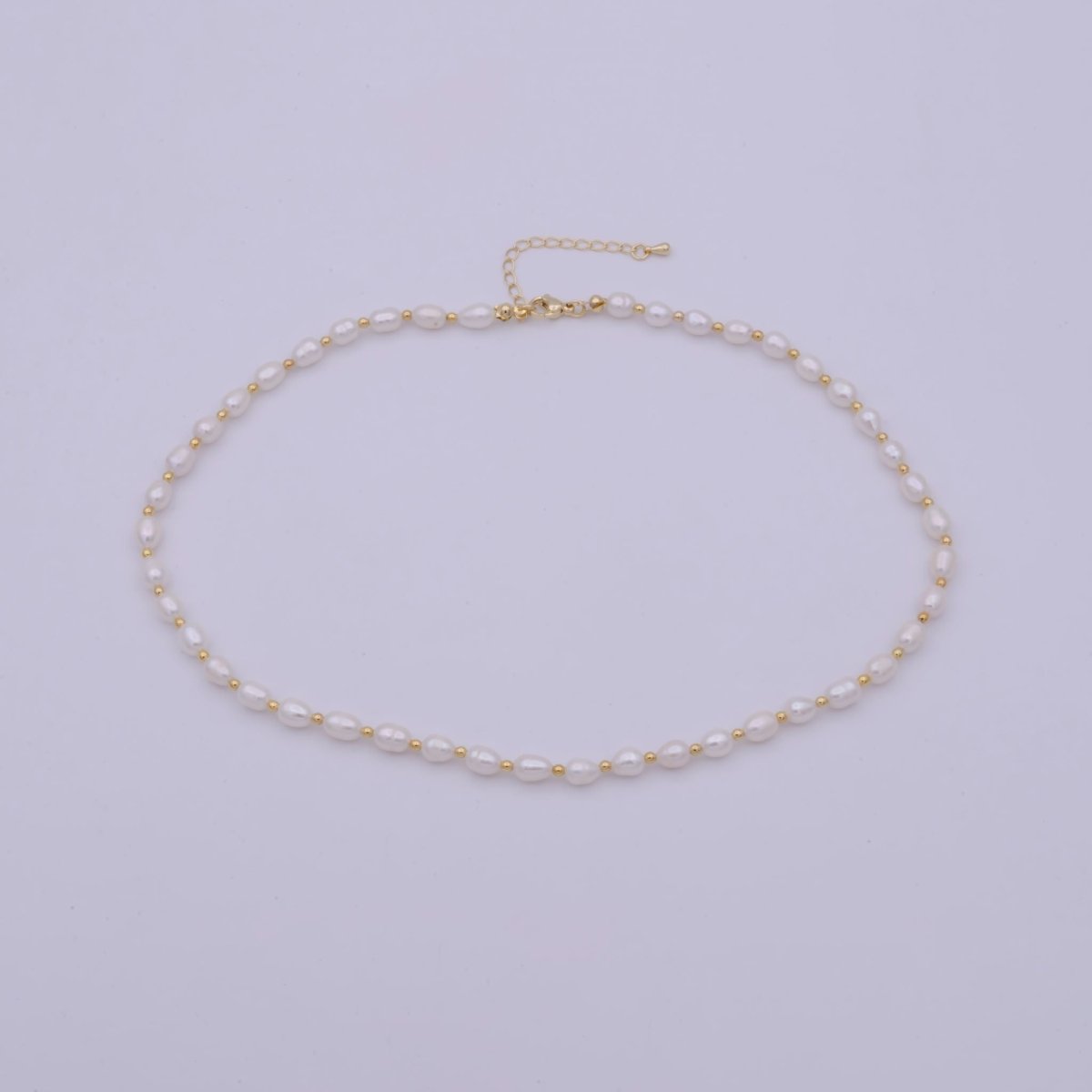 Freshwater Pearl Choker Necklace | Small Dainty Pearl Necklace - Dressed.