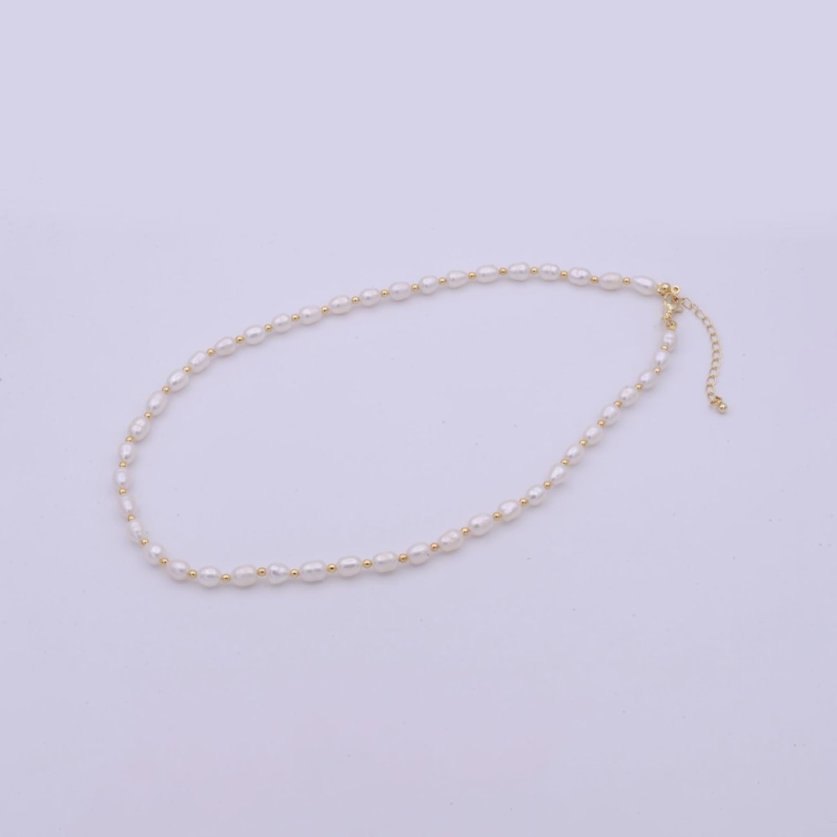 Freshwater Pearl Choker Necklace | Small Dainty Pearl Necklace - Dressed.