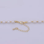 Freshwater Pearl Choker Necklace | Small Dainty Pearl Necklace - Dressed.