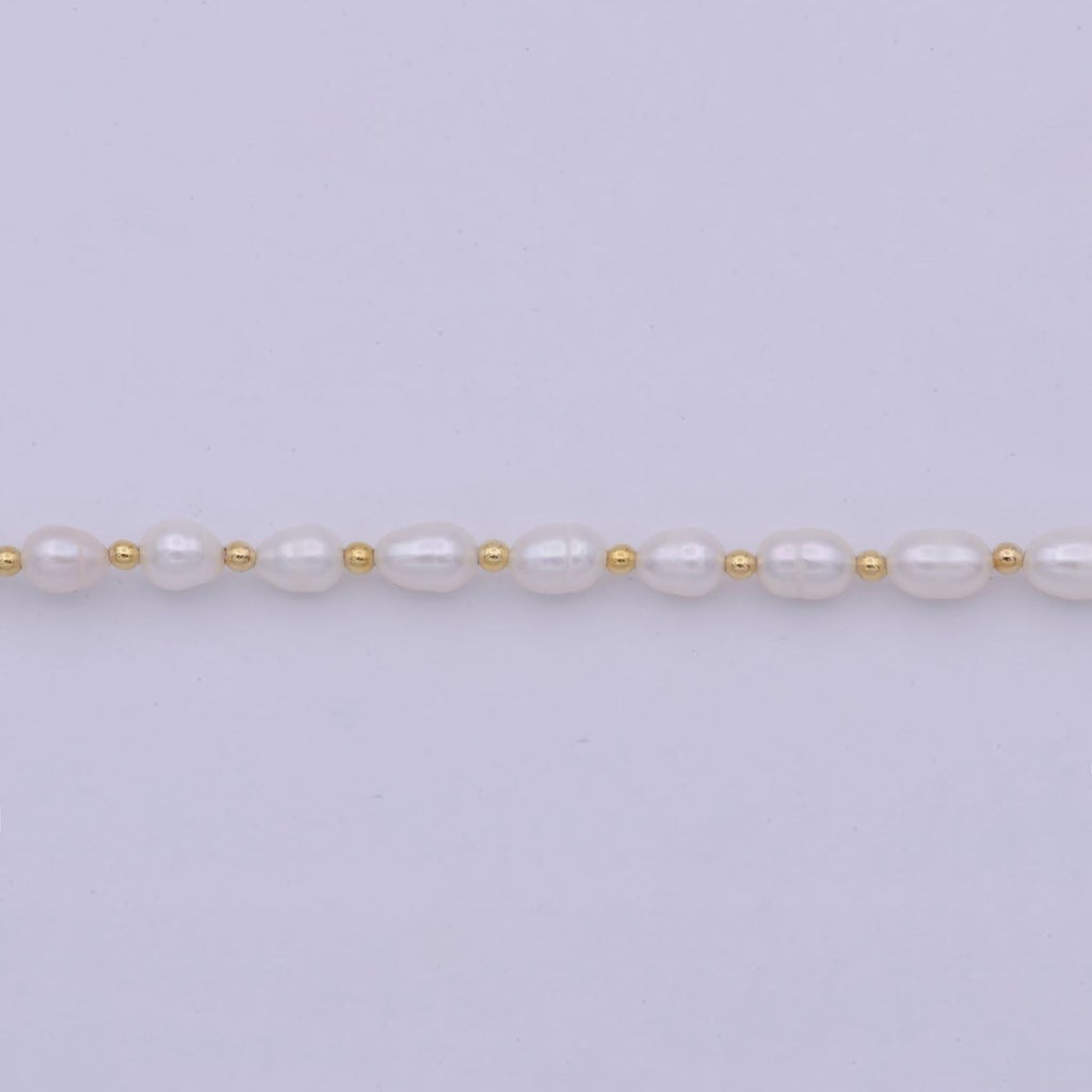 Freshwater Pearl Choker Necklace | Small Dainty Pearl Necklace - Dressed.