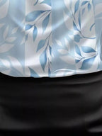 Full Size Satin Cowl Neck Blouse Plus Size - Dressed.