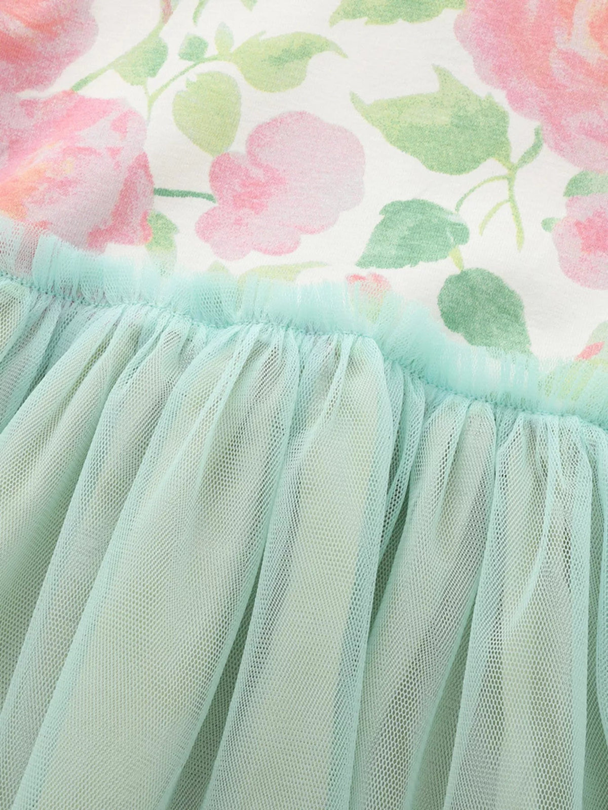 Jardin Floral Tulle Dress — Sage - Dressed.