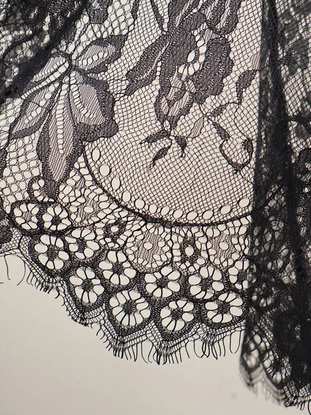 Lace Corset Mini Dress Set with Sheer Overlay - Dressed.