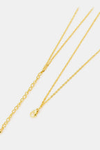 Linked Ring Pendant Chain Necklace - Dressed.