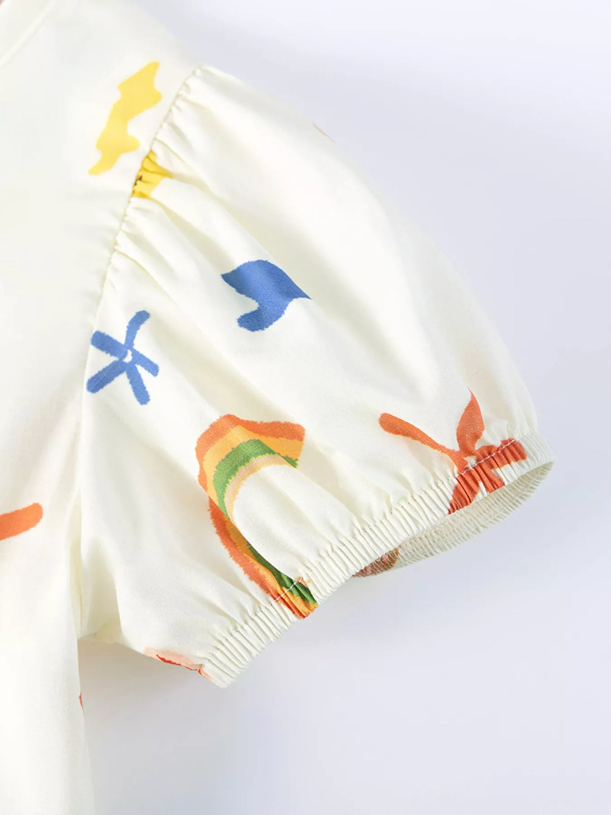 Maribel Printed Tiered Dress — Light Yellow - Dressed.
