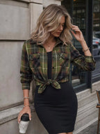 Marlowe Plaid Pocket Button-Down Shirt - Dressed.