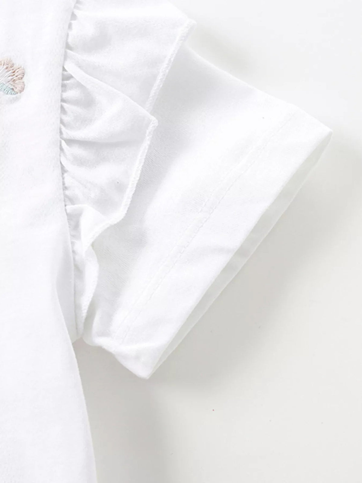 Papillon Butterfly-Embroidered Tulle Dress — White - Dressed.