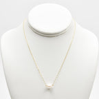 Simple Pearl Necklace - Dressed.