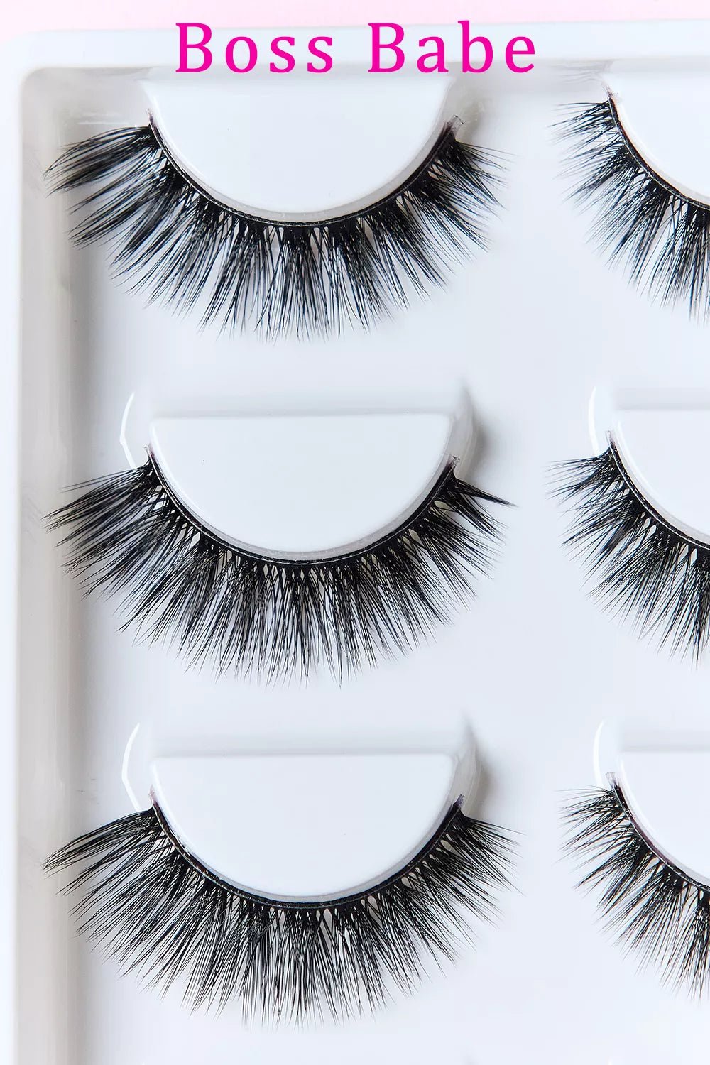 SO PINK BEAUTY Faux Mink Eyelashes 5 Pairs - Dressed.