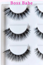 SO PINK BEAUTY Faux Mink Eyelashes 5 Pairs - Dressed.