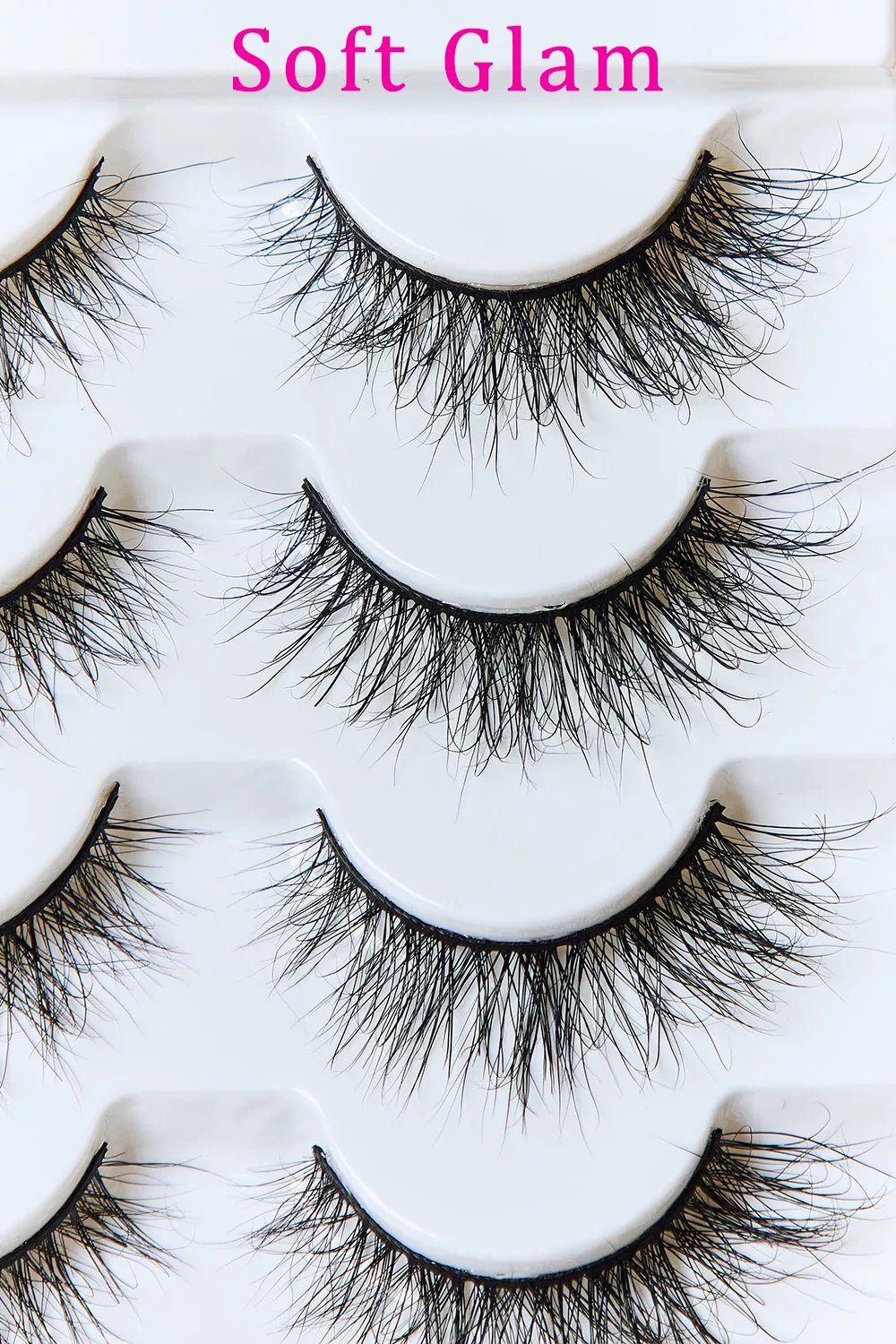SO PINK BEAUTY Mink Eyelashes 5 Pairs - Dressed.