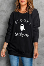 Spooky Season Graphic Sweatshirt - Dressed.
